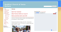Desktop Screenshot of buddhistchurchofsantabarbara.org