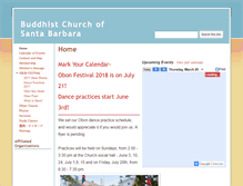 Tablet Screenshot of buddhistchurchofsantabarbara.org
